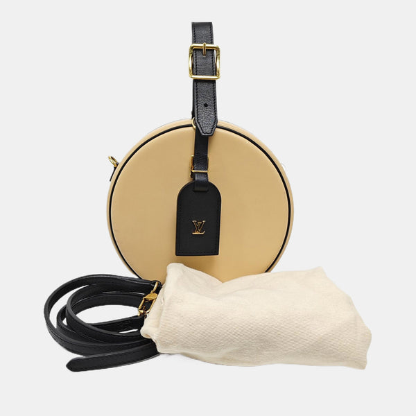 BOITE CHAPEAU PM Calfskin Beige