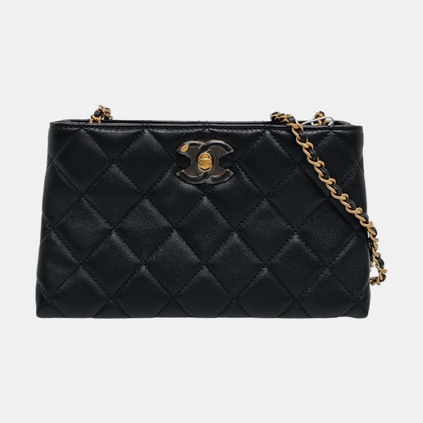 Quilted Lambskin Black