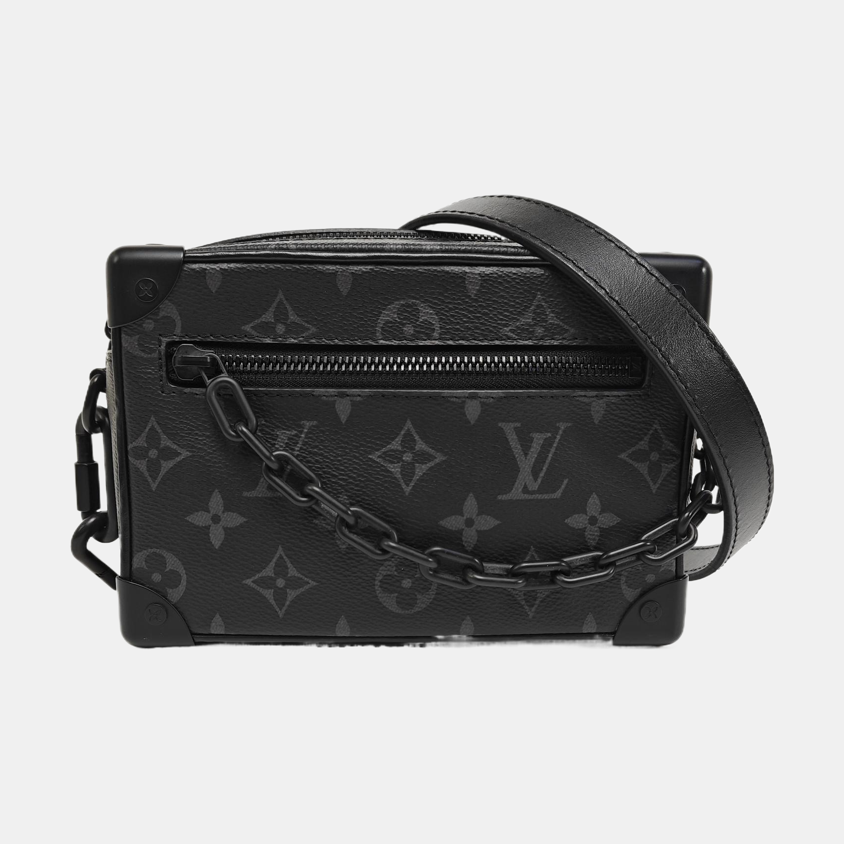 SOFT TRUNK Mini Monogram Coated Canvas Black
