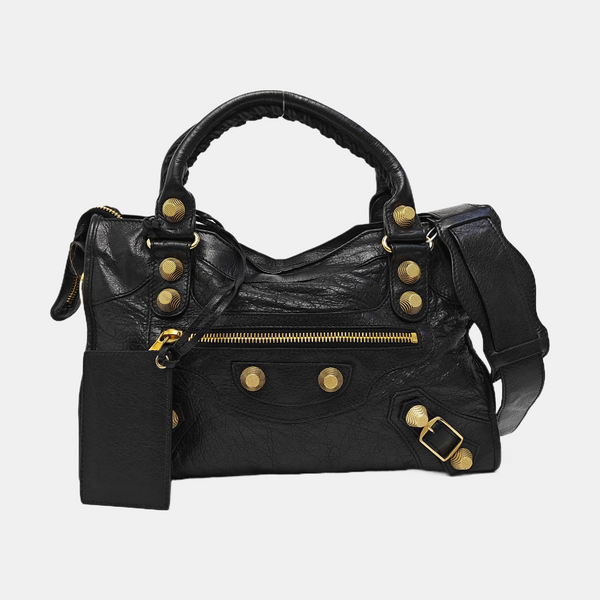 Classic City Medium Lambskin Black