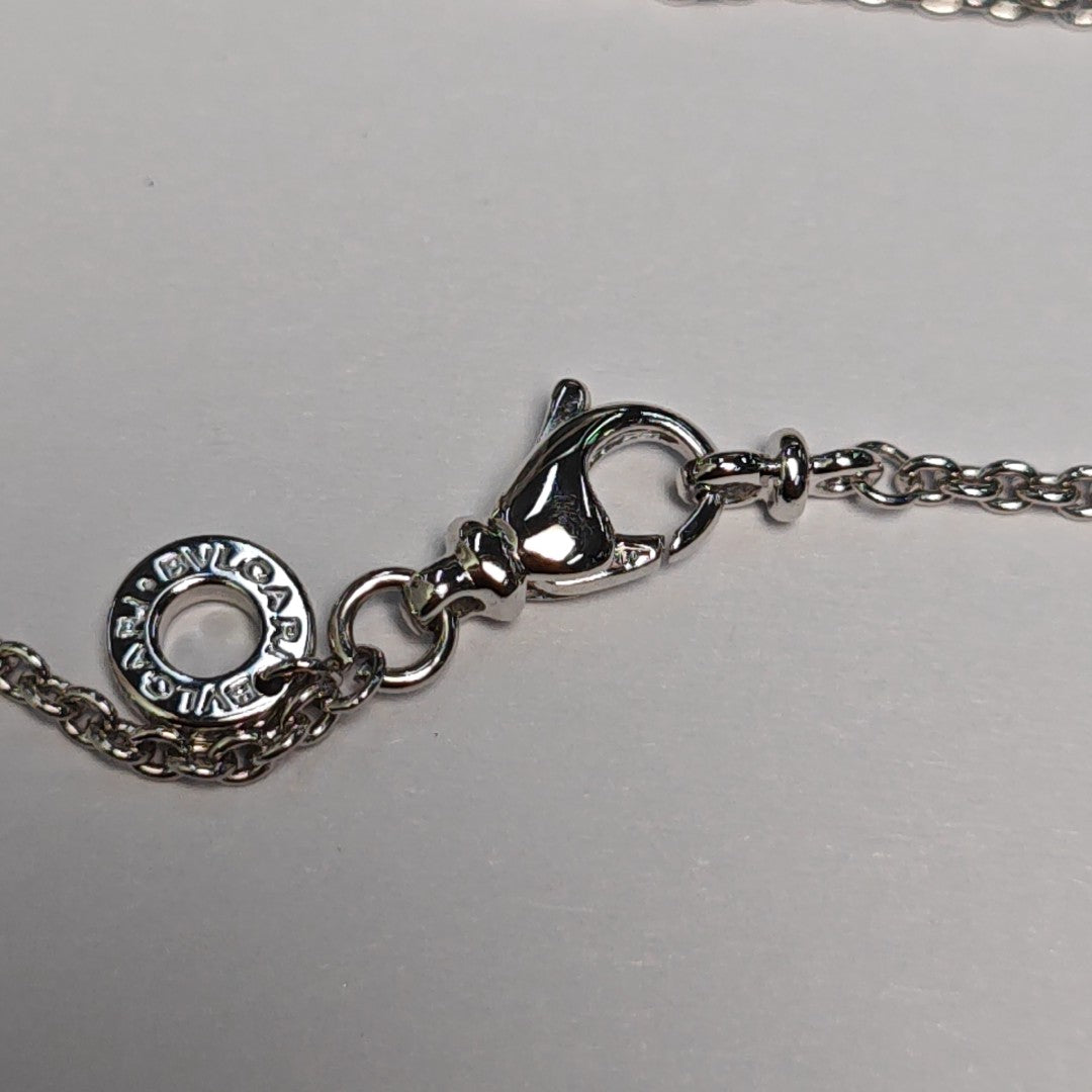 Conjunto de joyas Tondo Sun Sole Charm de plata y oro blanco de 18k