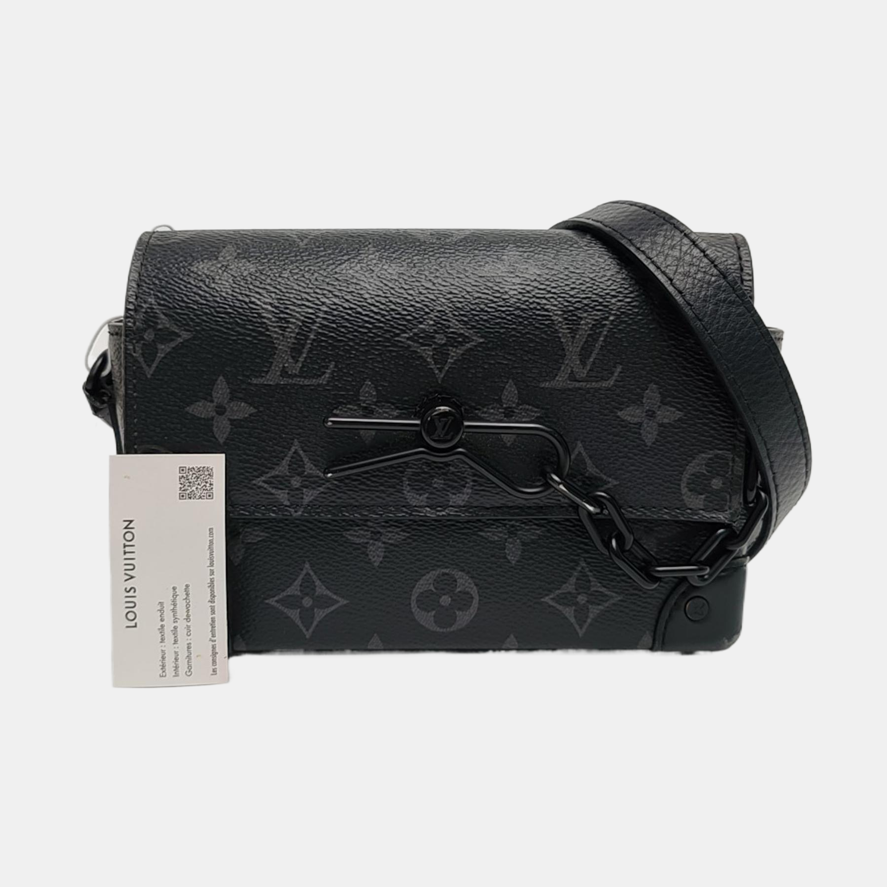 STEAMER Mini Monogram Coated Canvas Black