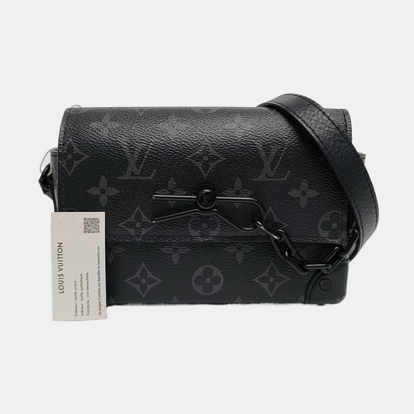 STEAMER Mini Monogram Coated Canvas Black