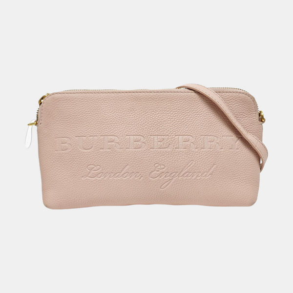 Calfskin Crossbody Bag Pink