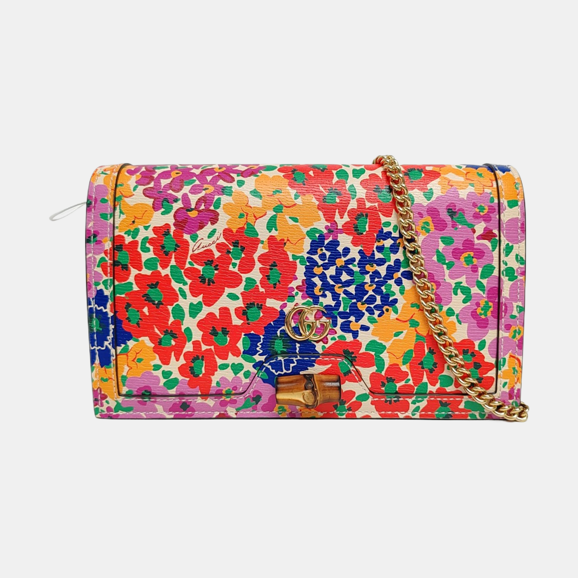 Calfskin Crossbody Bag Mini Multicolor