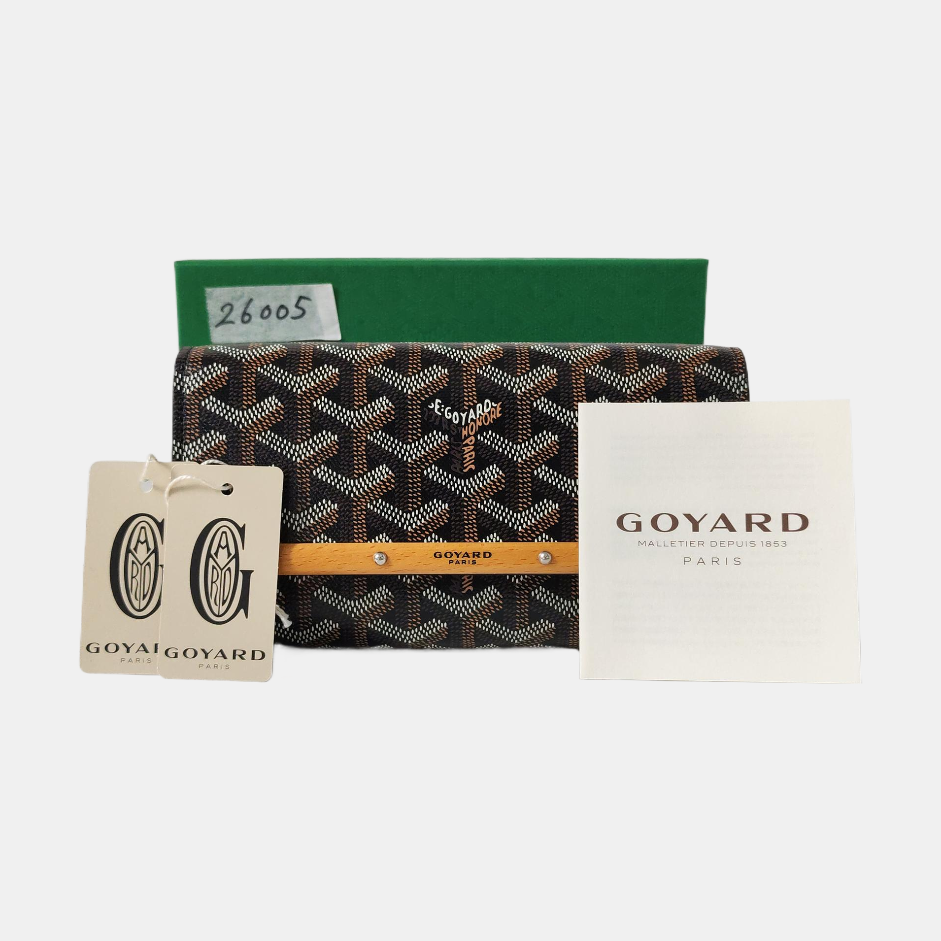 Monte-Carlo Mini Coated Canvas Black Wallet