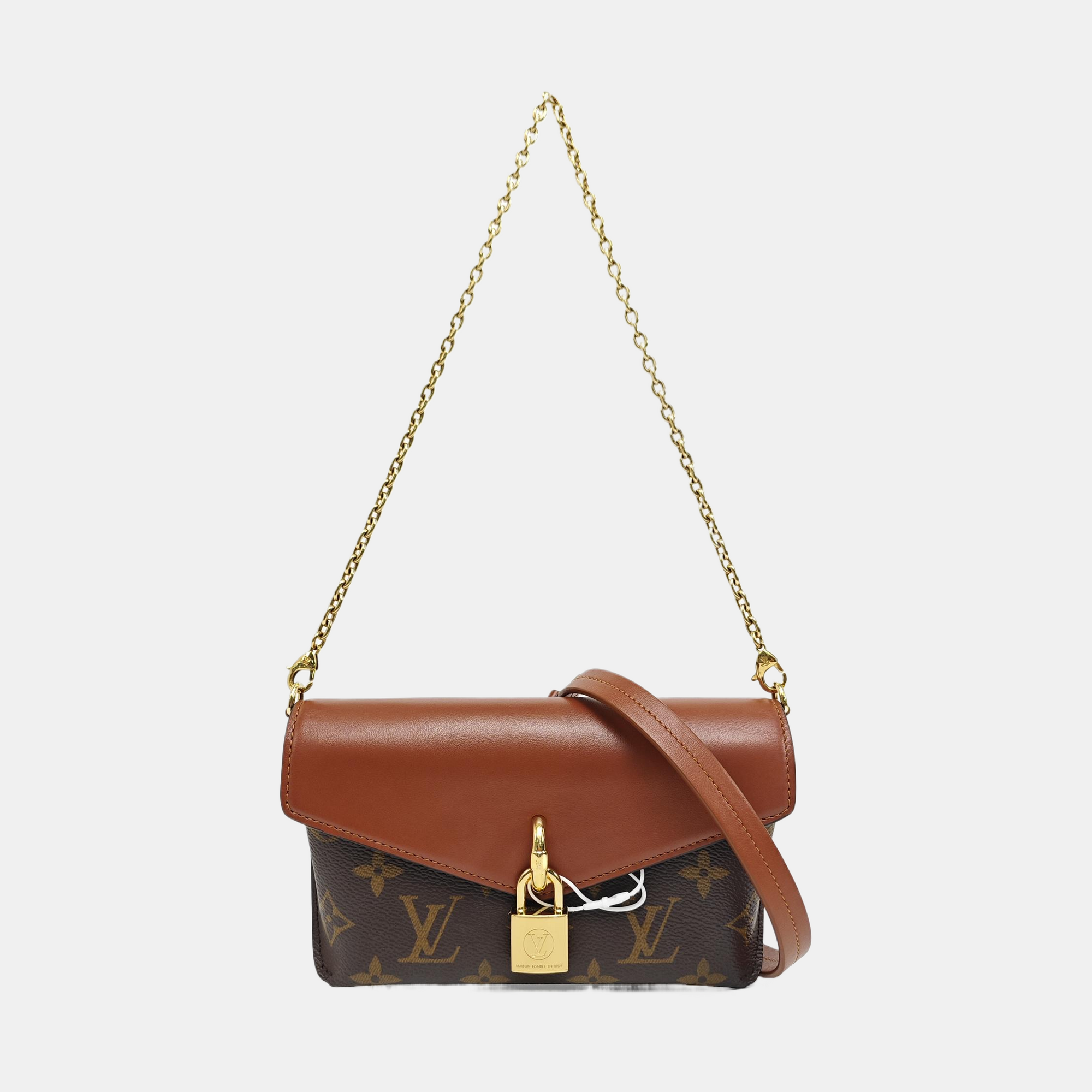 PADLOCK Monogram Coated Canvas Brown