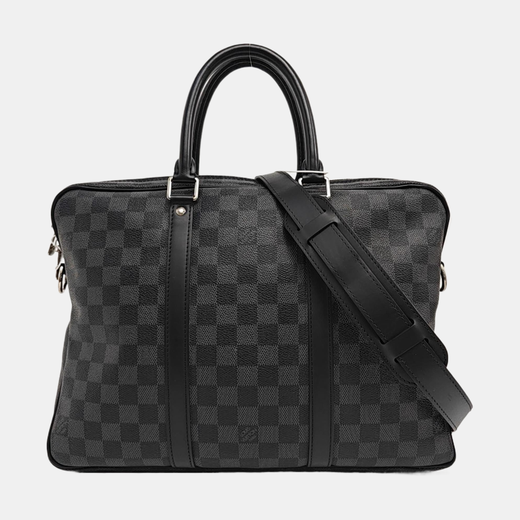 PORTE-DOCUMENTS PM Damier Graphite Coated Canvas Gray