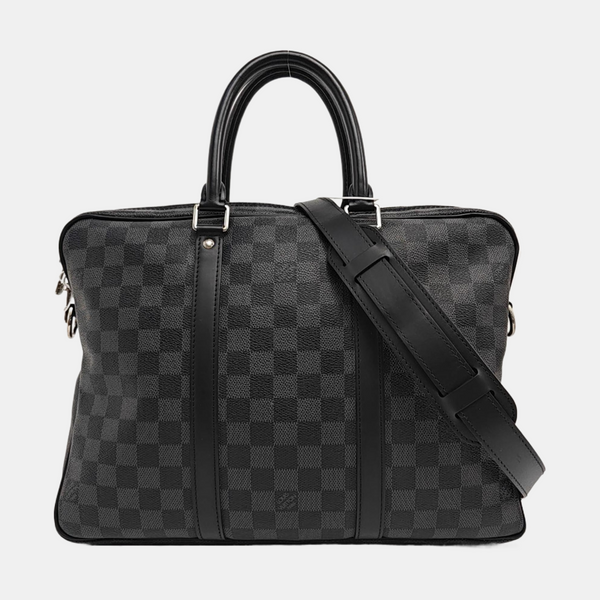 PORTE-DOCUMENTS PM Damier Graphite Coated Canvas Gray