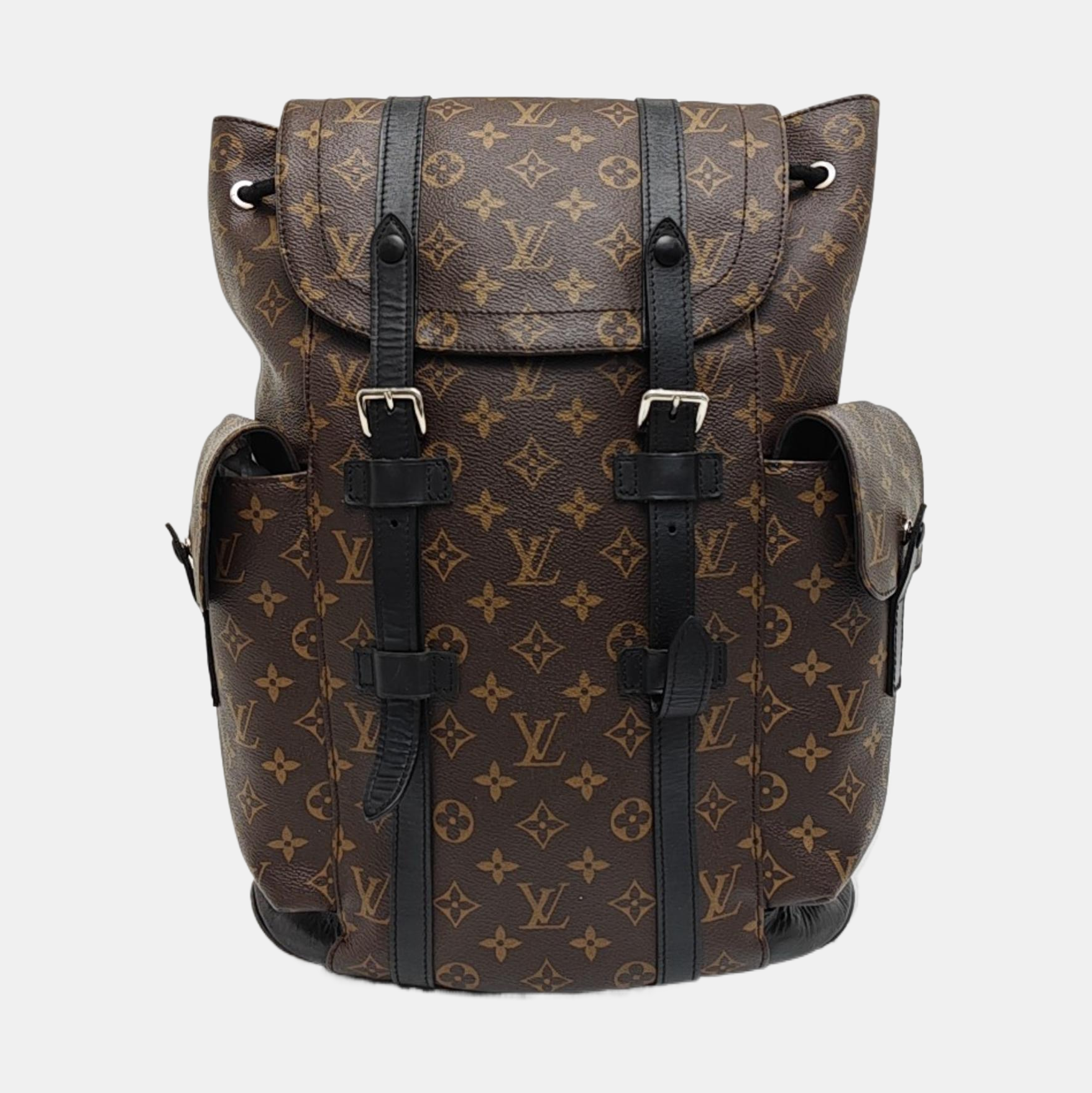 CHRISTOPHER MM Monogram Coated Canvas Brown