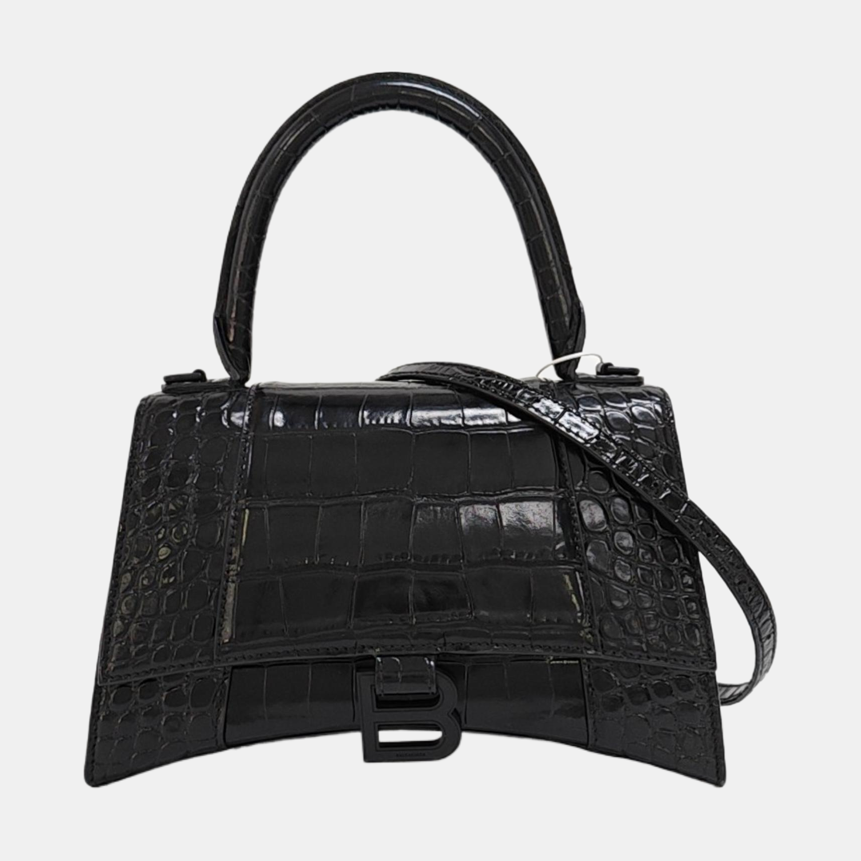 Hourglass S Calfskin Black