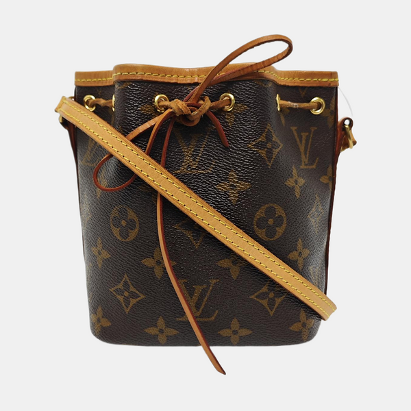 NÉONOÉ Nano Lona Revestida Monogram Marrón