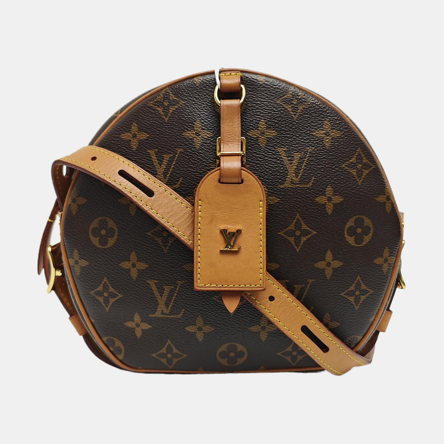 BOITE CHAPEAU MM Monogram Coated Canvas Brown