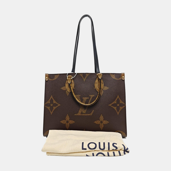 ONTHEGO MM Monogram Coated Canvas Brown