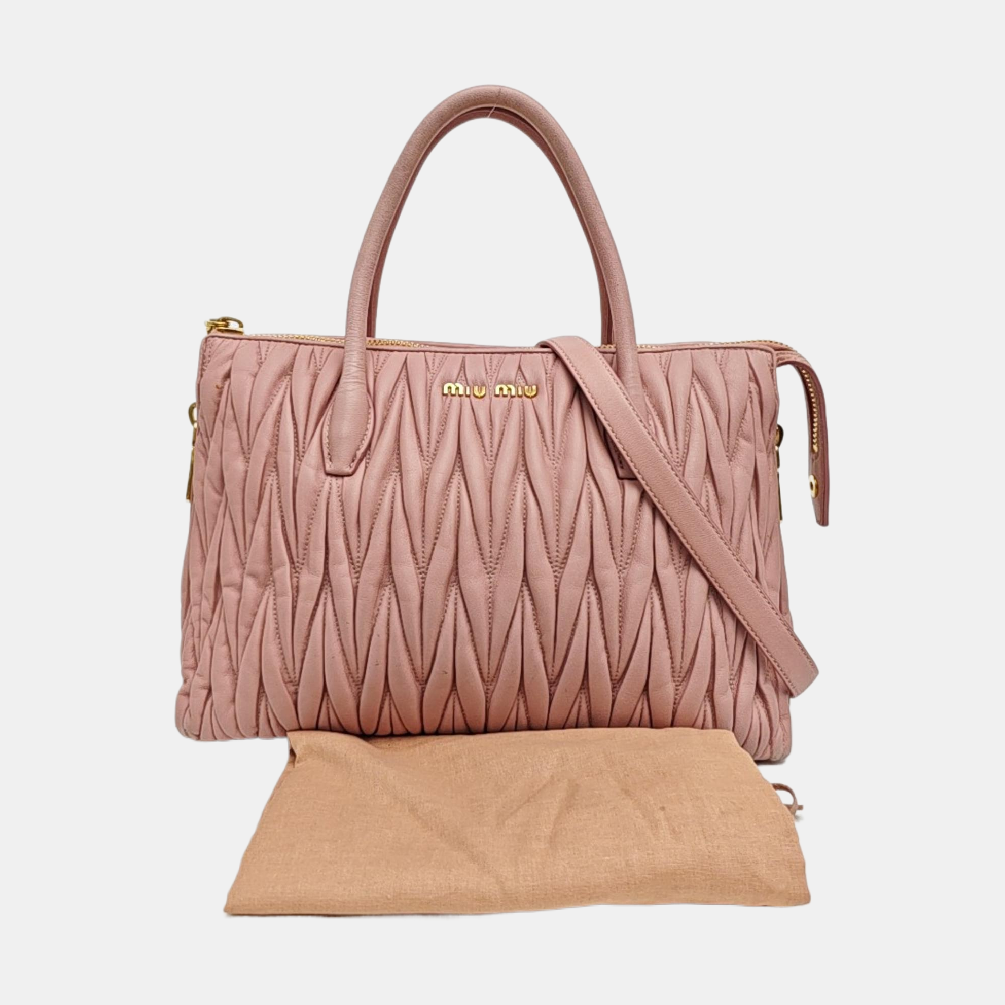 Avenue Quilted Lambskin Pink