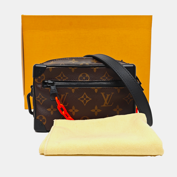 SOFT TRUNK Mini Monogram Coated Canvas Brown