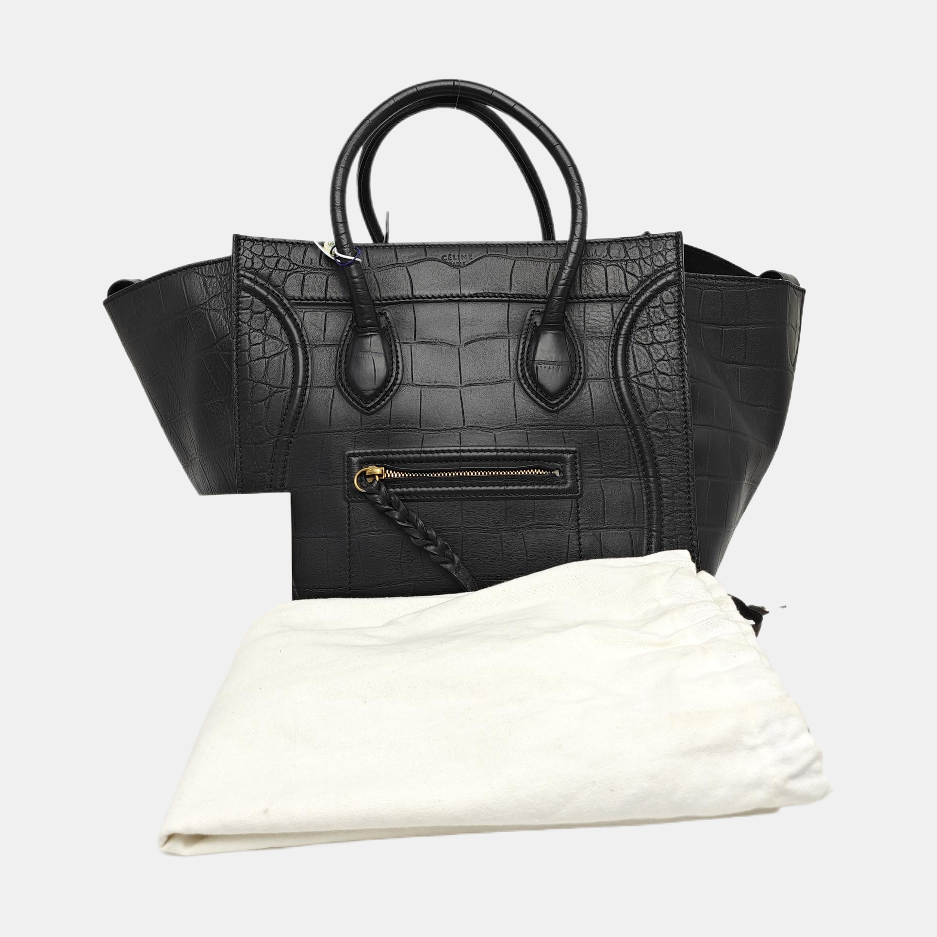 PHANTOM Medium Calfskin Black