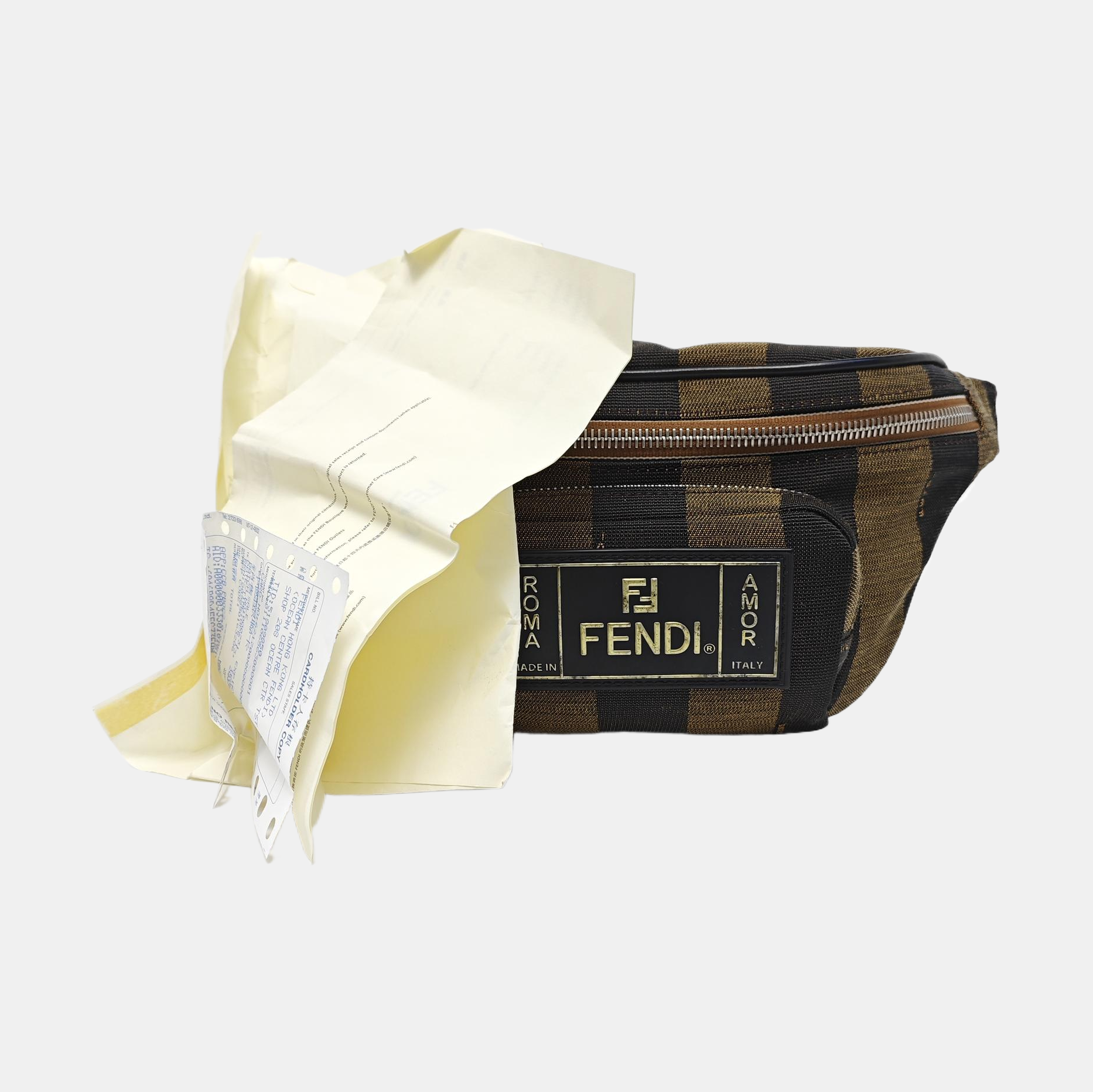 Canvas Belt Bag Brown