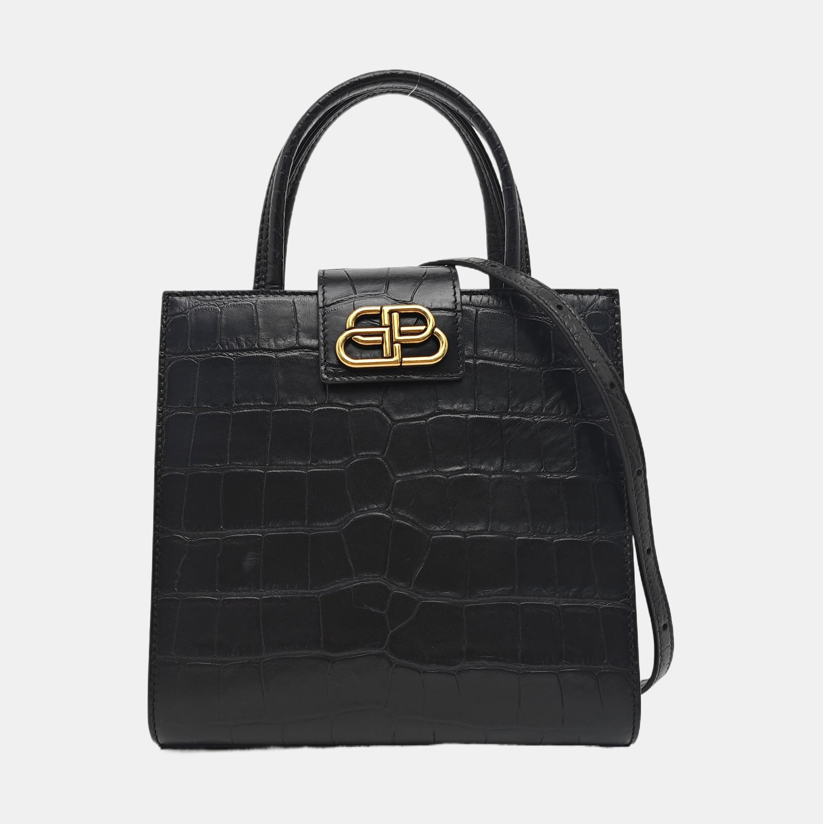 Sharp Calfskin Black