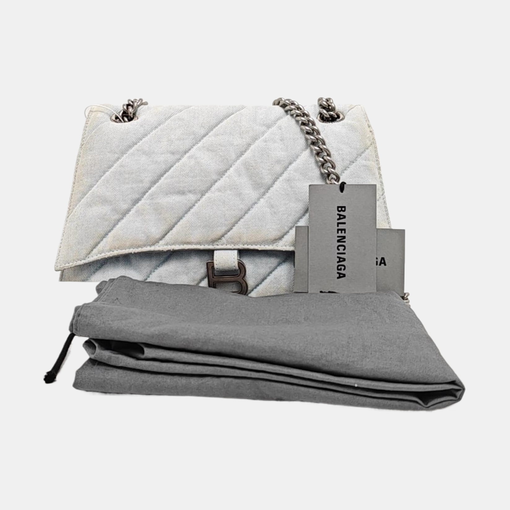 Crush Medium Quilted Denim Blue