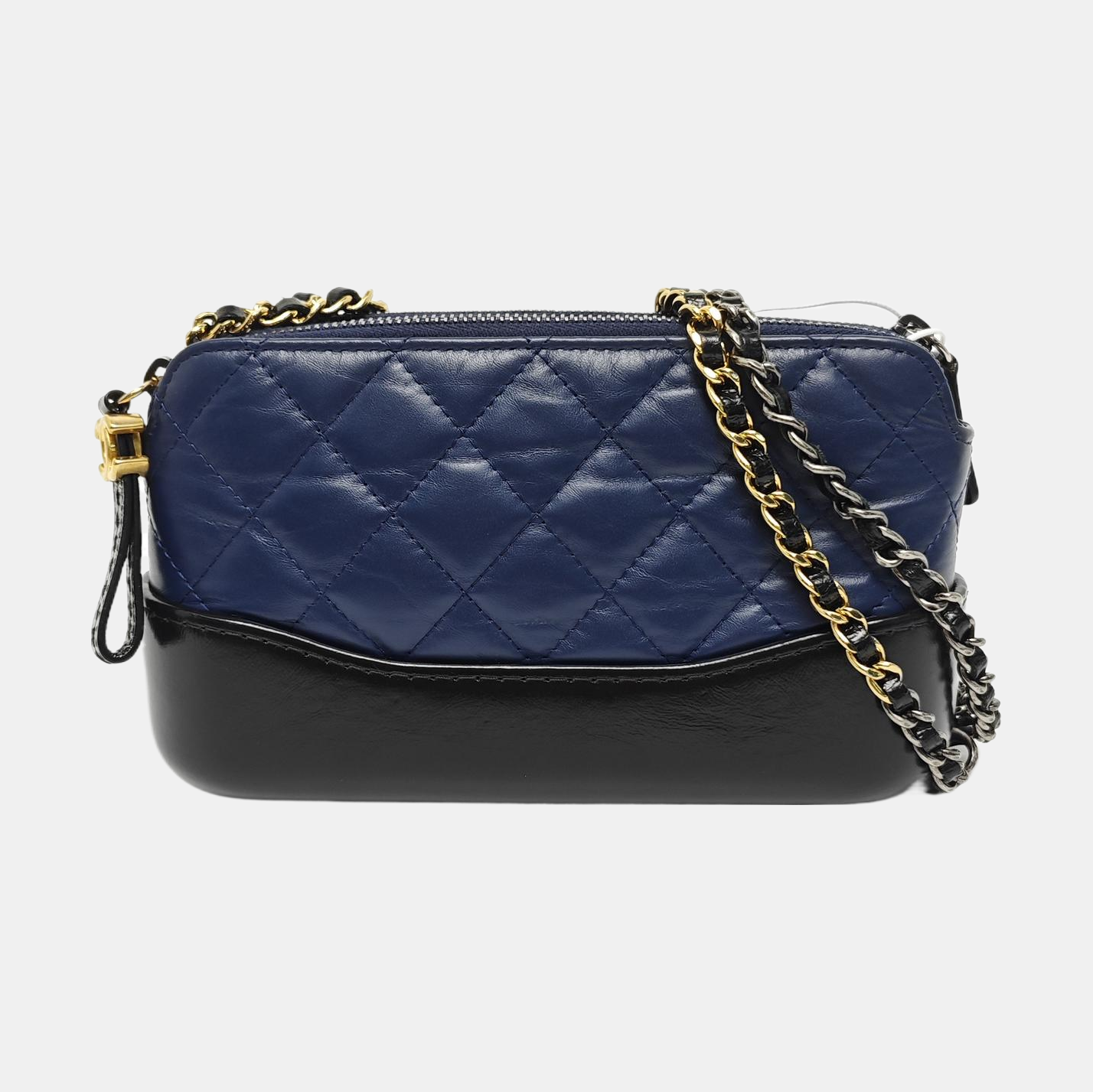 GABRIELLE Mini Quilted Calfskin Blue