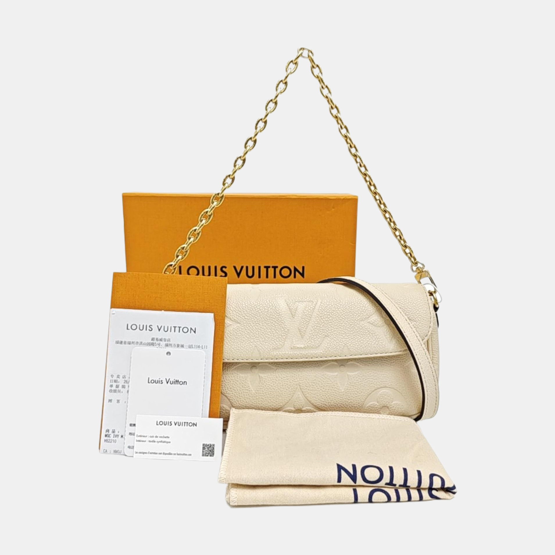 IVY Monogram Calfskin Beige