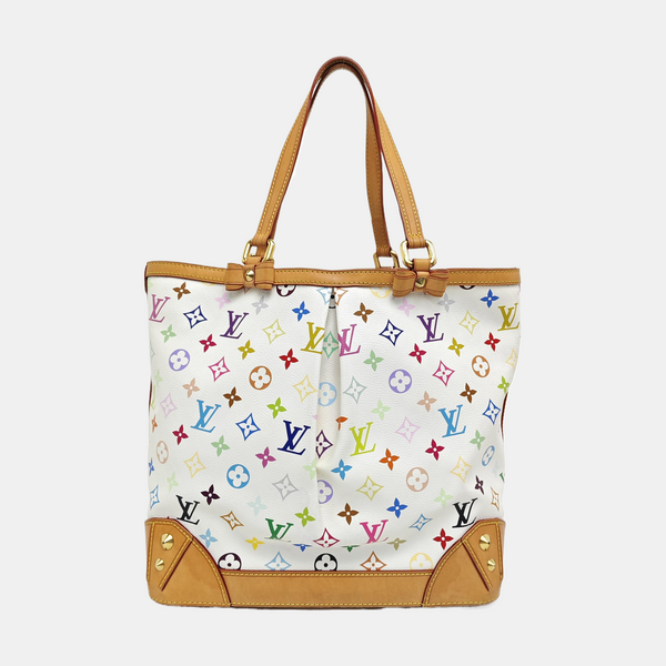 LV × TM SHARLEEN MM Monogram Coated Canvas White