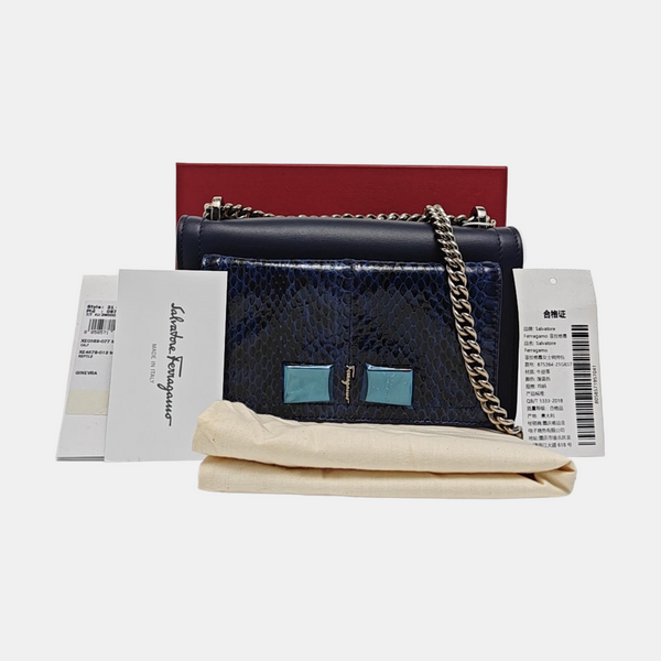 Ginny Calfskin Blue
