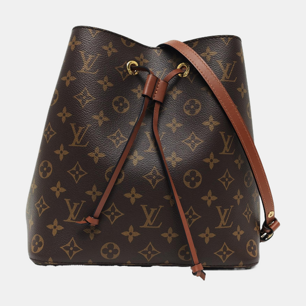 NÉONOÉ MM Monogram Coated Canvas Brown
