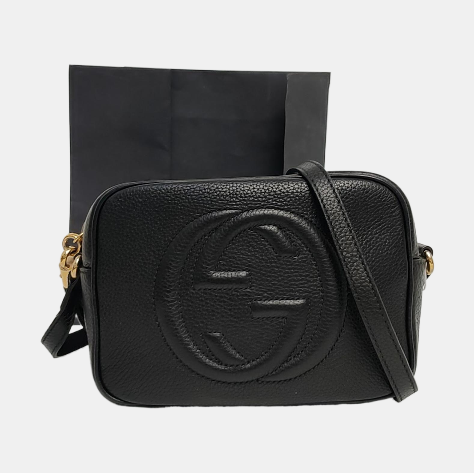 Authenticated pre-owned  Soho Small Calfskin Black - Crossbody Bag at Looply