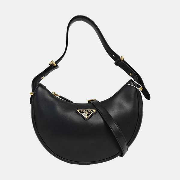 Calfskin Shoulder Bag Black