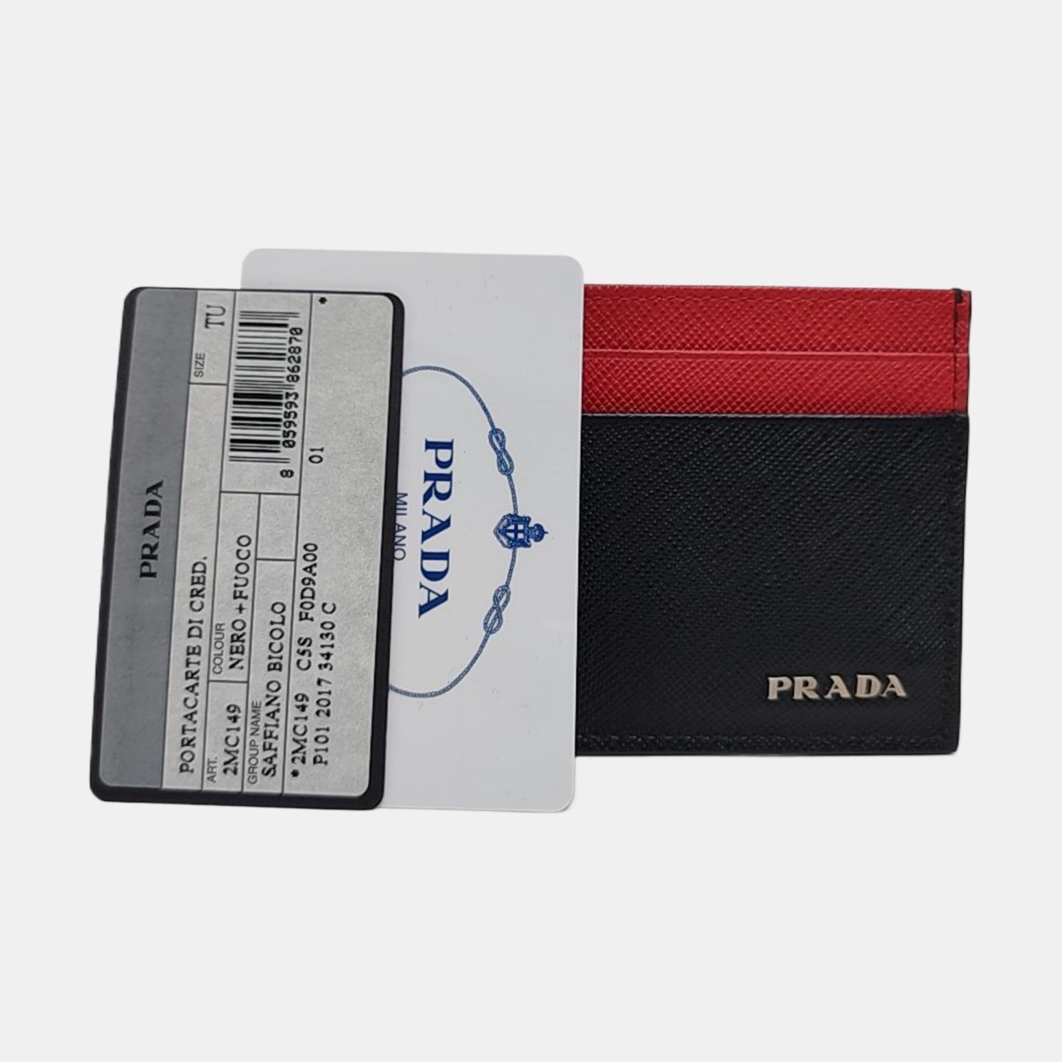 Calfskin Card Holder Black