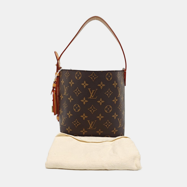 ALL IN Monogram Coated Canvas Brown