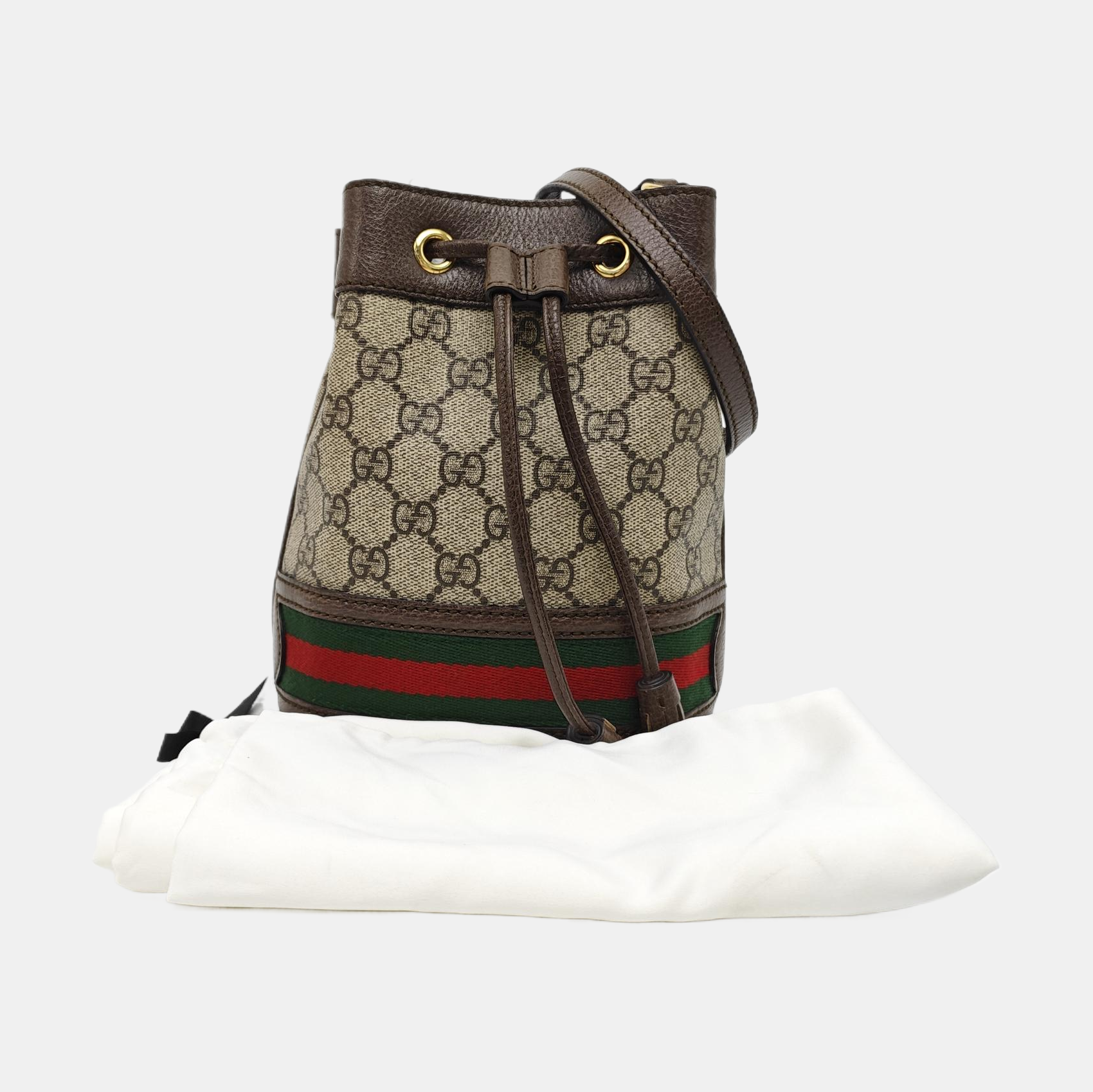 Ophidia Mini Monogram Coated Canvas Beige