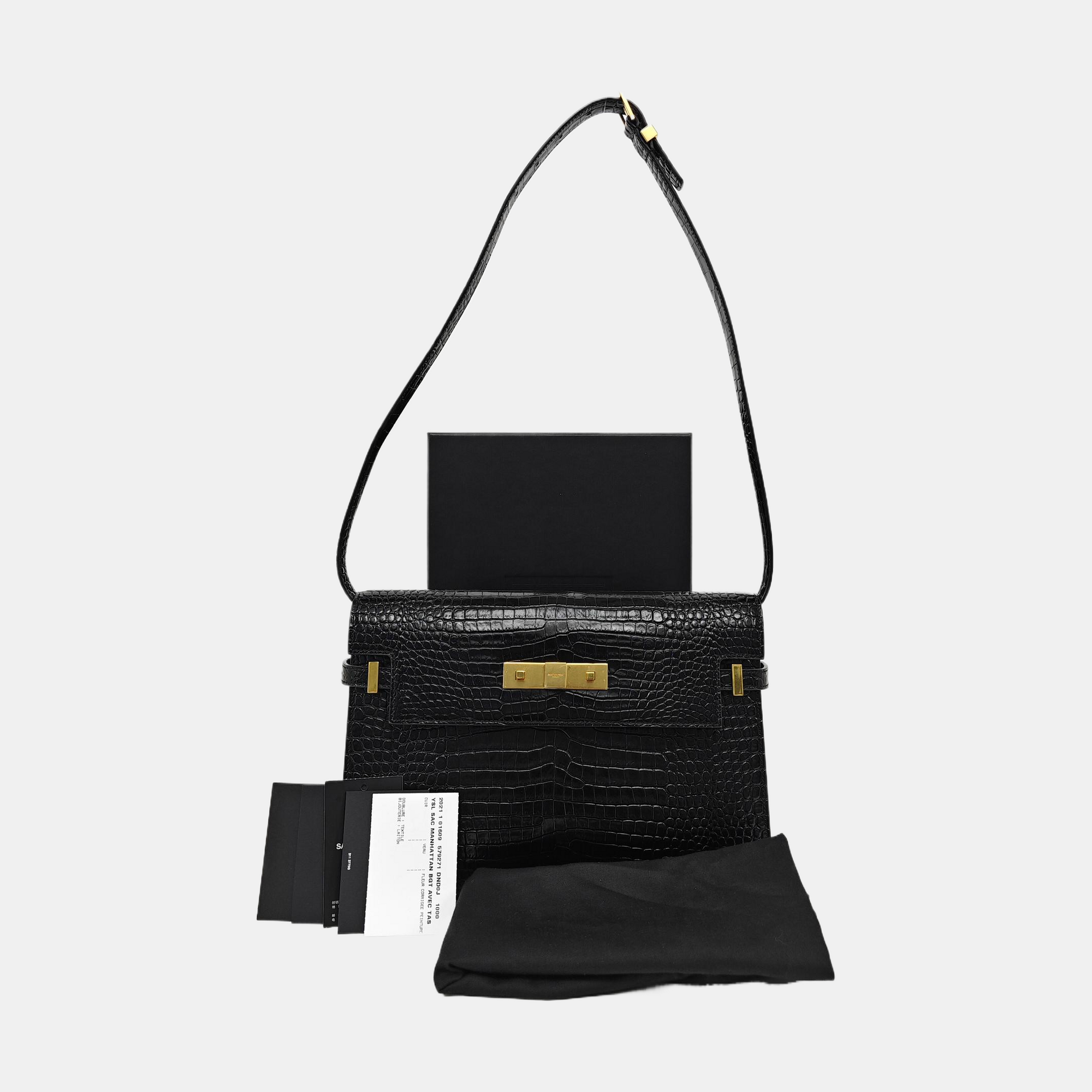 MANHATTAN Calfskin Black