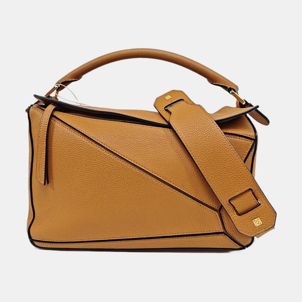 Puzzle Medium Calfskin Brown