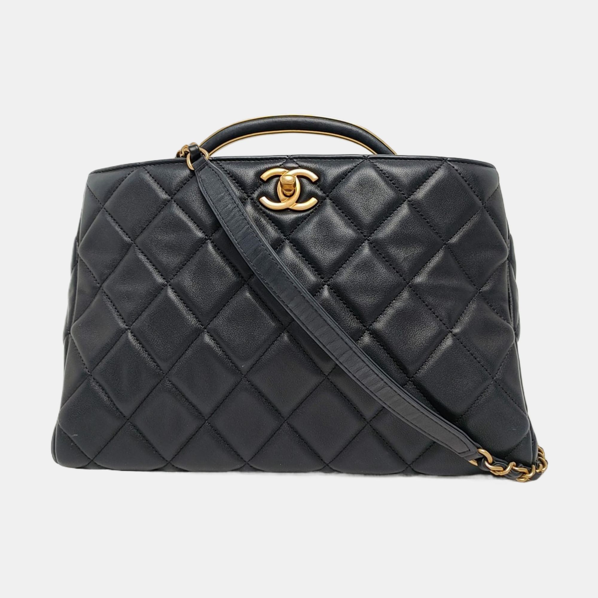 Quilted Calfskin Black