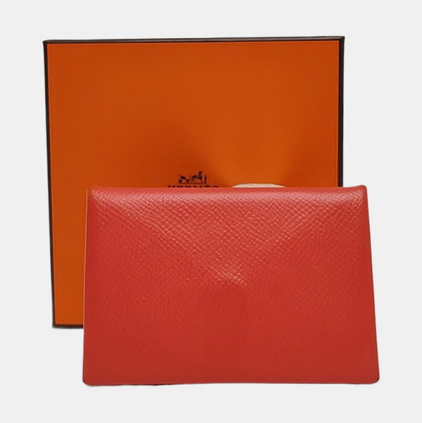 Calvi Epsom Pink Card Holder