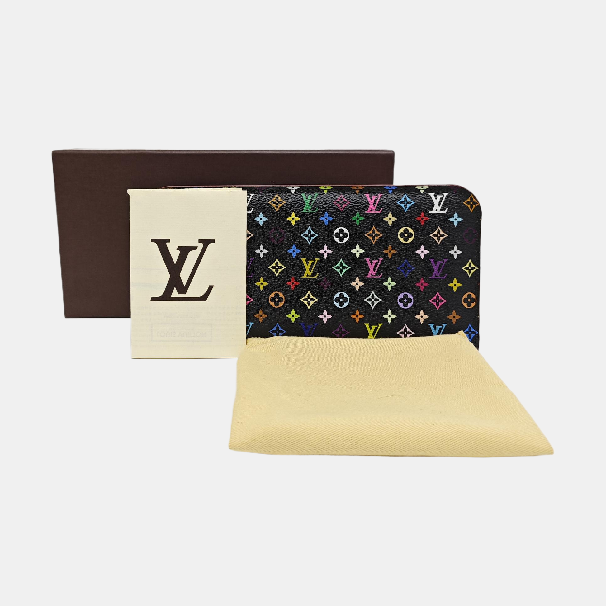 LV × TM INSOLITE Monogram Coated Canvas Black Wallet
