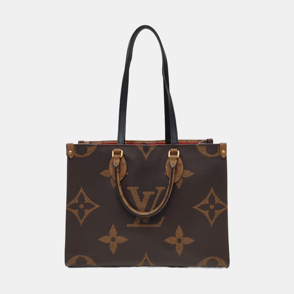 ONTHEGO MM Monogram Coated Canvas Brown