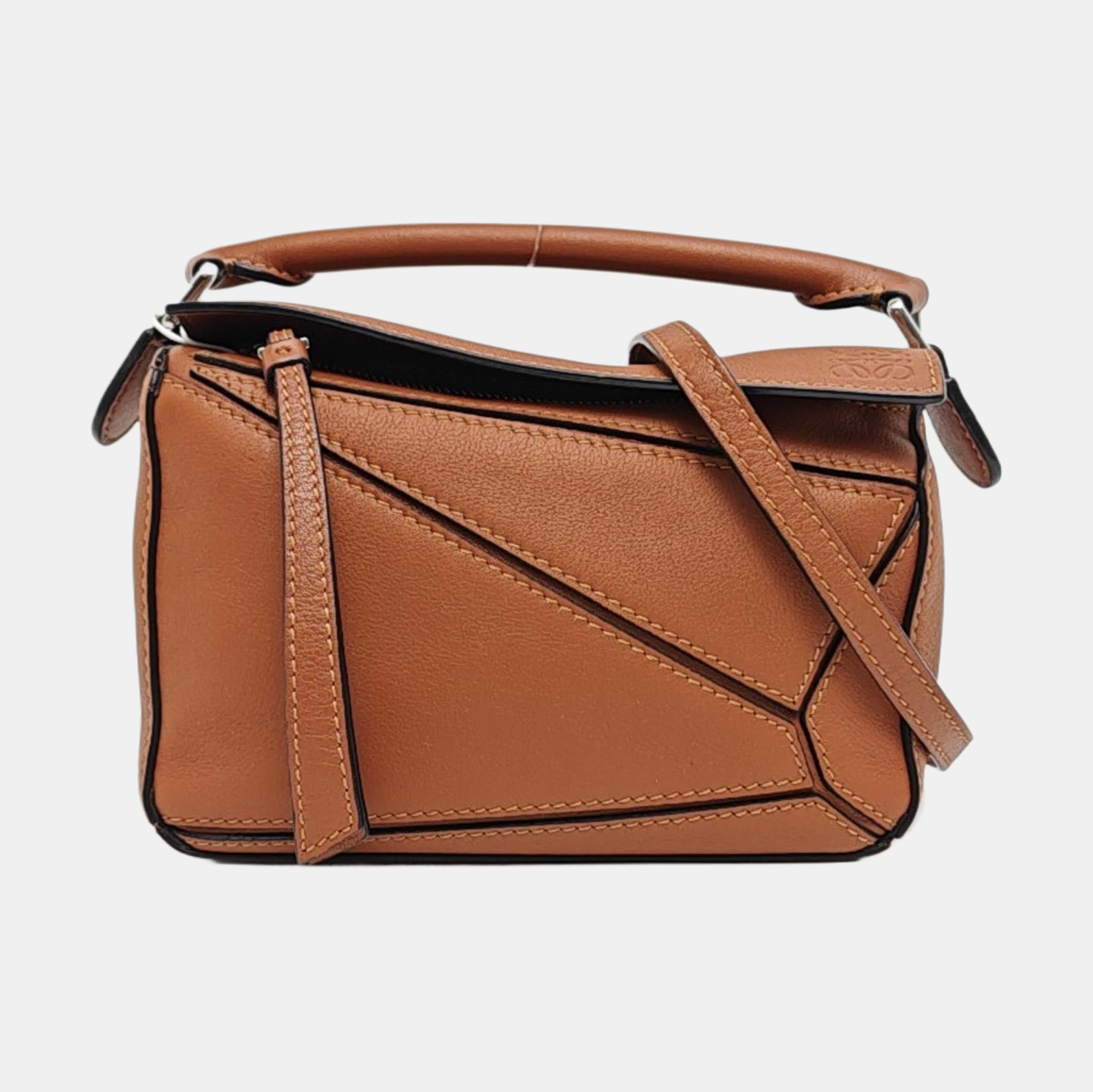 Puzzle Mini Calfskin Brown