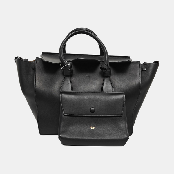 TIE Small Calfskin Black