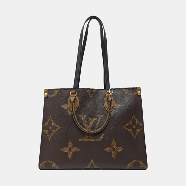 ONTHEGO MM Monogram Coated Canvas Brown