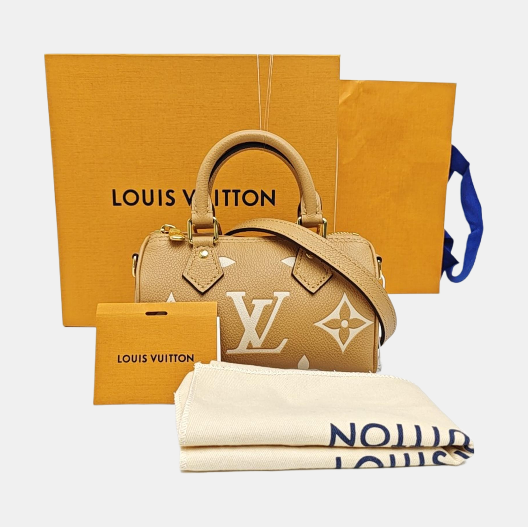 SPEEDY Nano Calfskin Beige