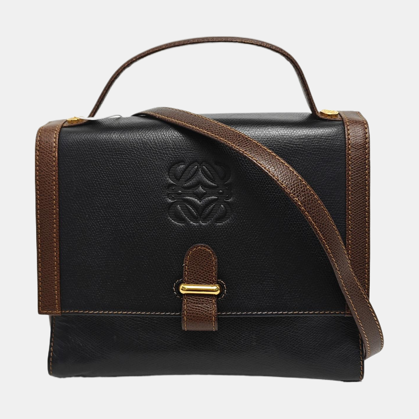 Calfskin Shoulder Bag Black