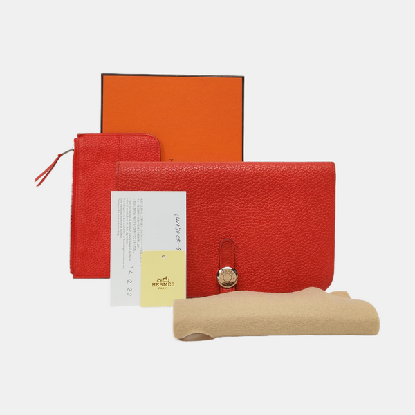 Dogon Large Clemence Red Wallet