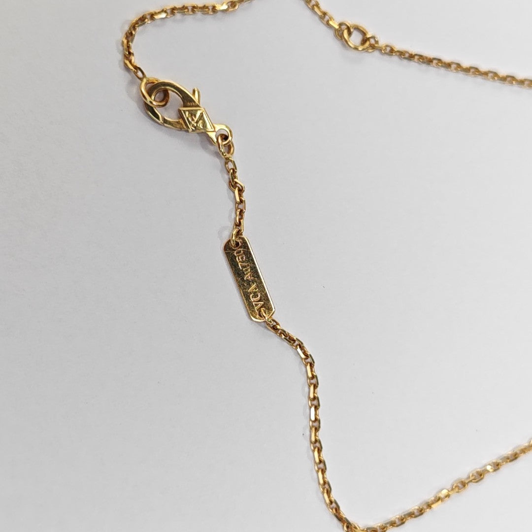 Vintage Alhambra 18k Gold Necklace