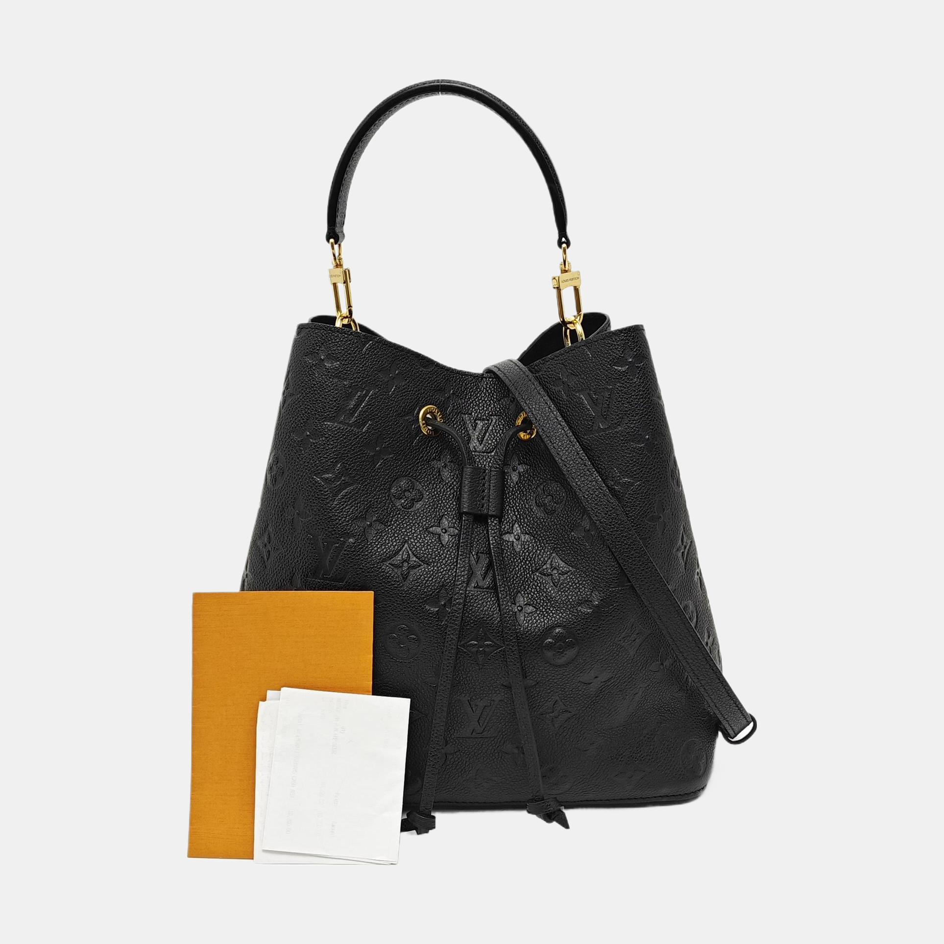 NÉONOÉ MM Calfskin Black