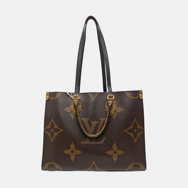 ONTHEGO MM Monogram Coated Canvas Brown