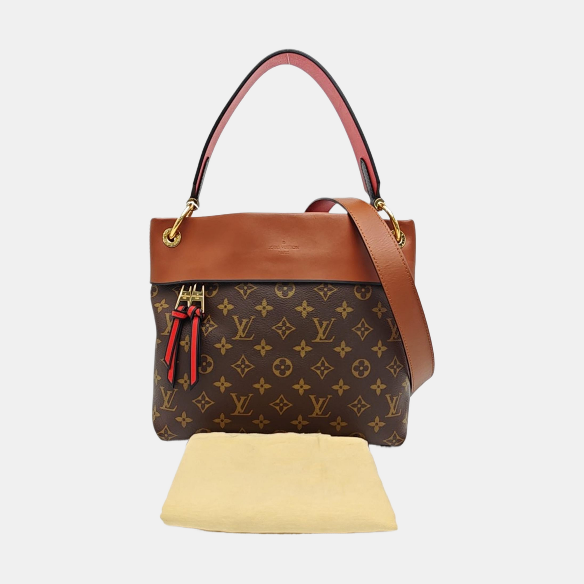 TUILERIES Monogram Coated Canvas Brown